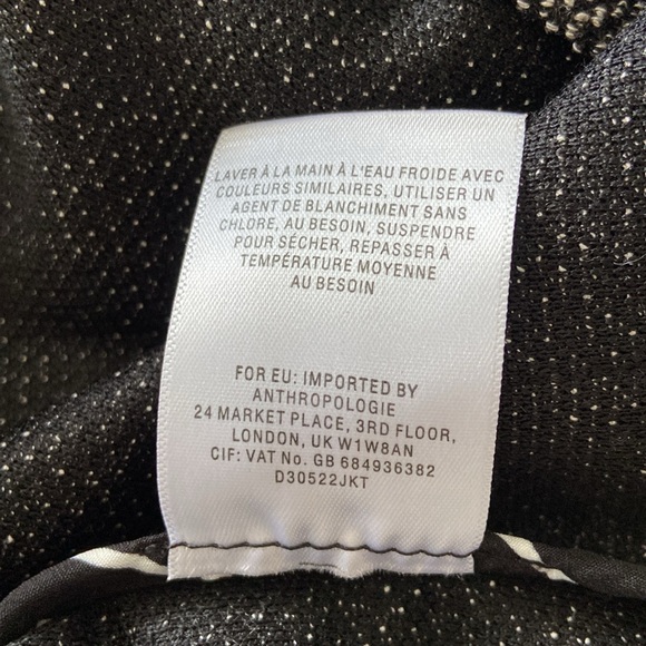 🆕 Anthropologie Daniel Rainn Cambridge Knit Blazer - Picture 15 of 16